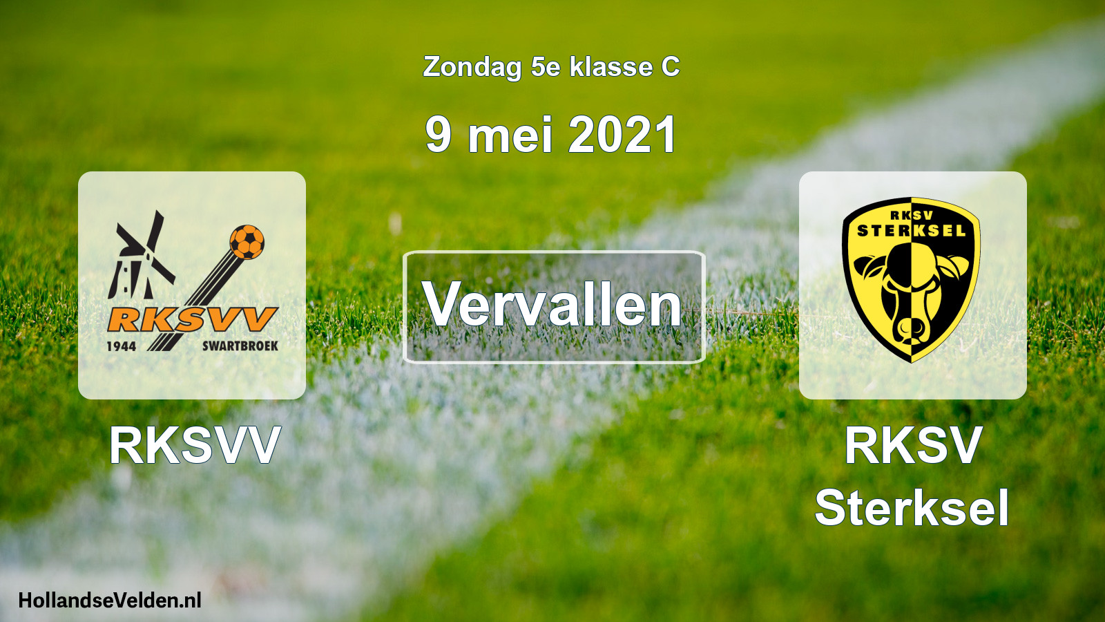 Scheduled Match: RKSVV - RKSV Sterksel (9 May 2021)