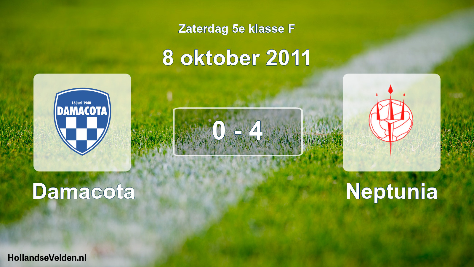 Total number of matches played: Damacota - Neptunia 0 - 4 (8 October 2011)