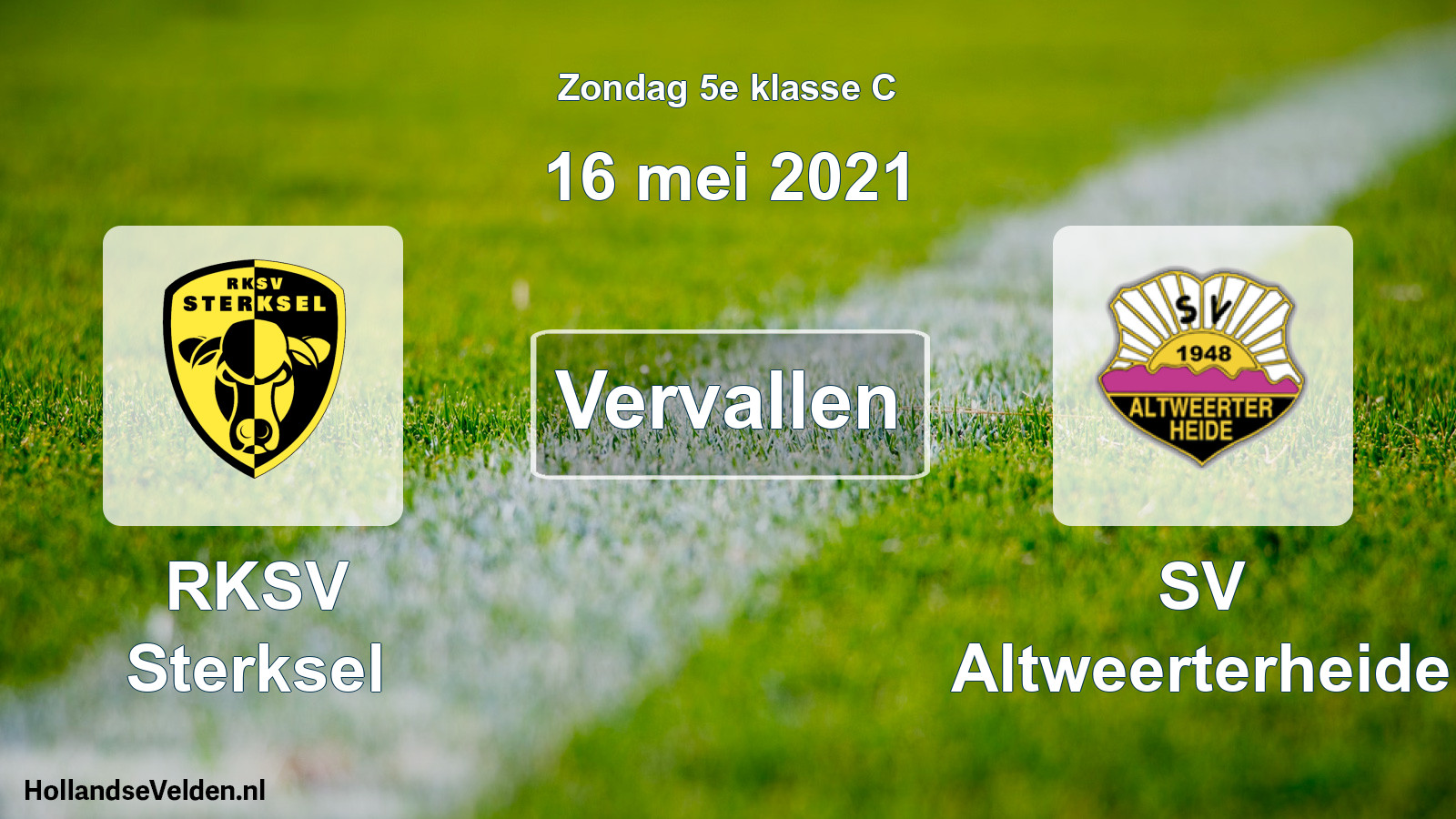 Scheduled Match: RKSV Sterksel - SV Altweerterheide (16 May 2021)