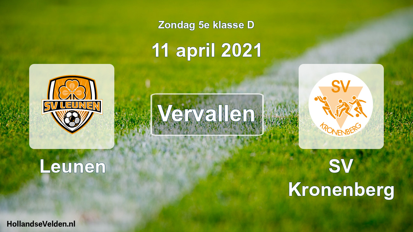 Scheduled Match: Leunen - SV Kronenberg (11 April 2021)