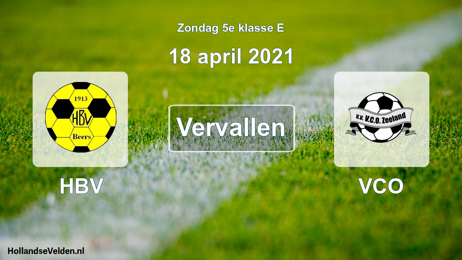 Scheduled Match: HBV - VCO (18 April 2021)