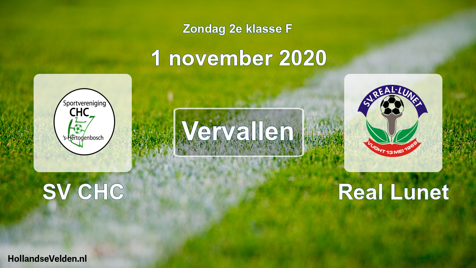 Scheduled Match: SV CHC - Real Lunet (1 November 2020)