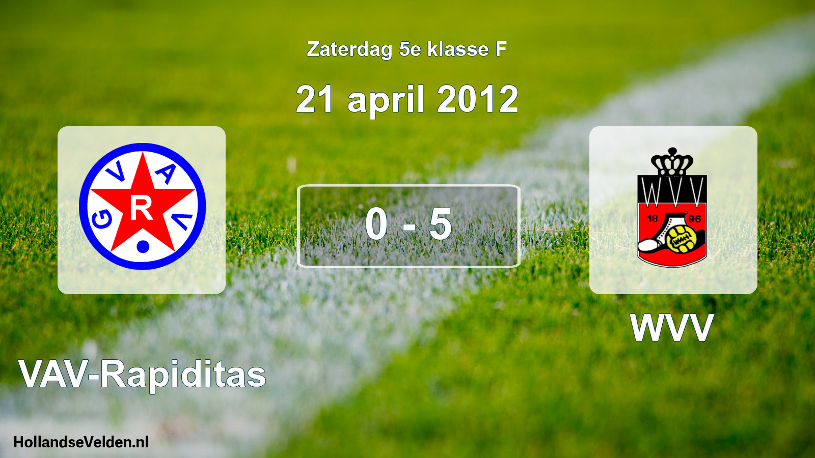 Total number of matches played: GVAV-Rapiditas - WVV 0 - 5 (21 April 2012)