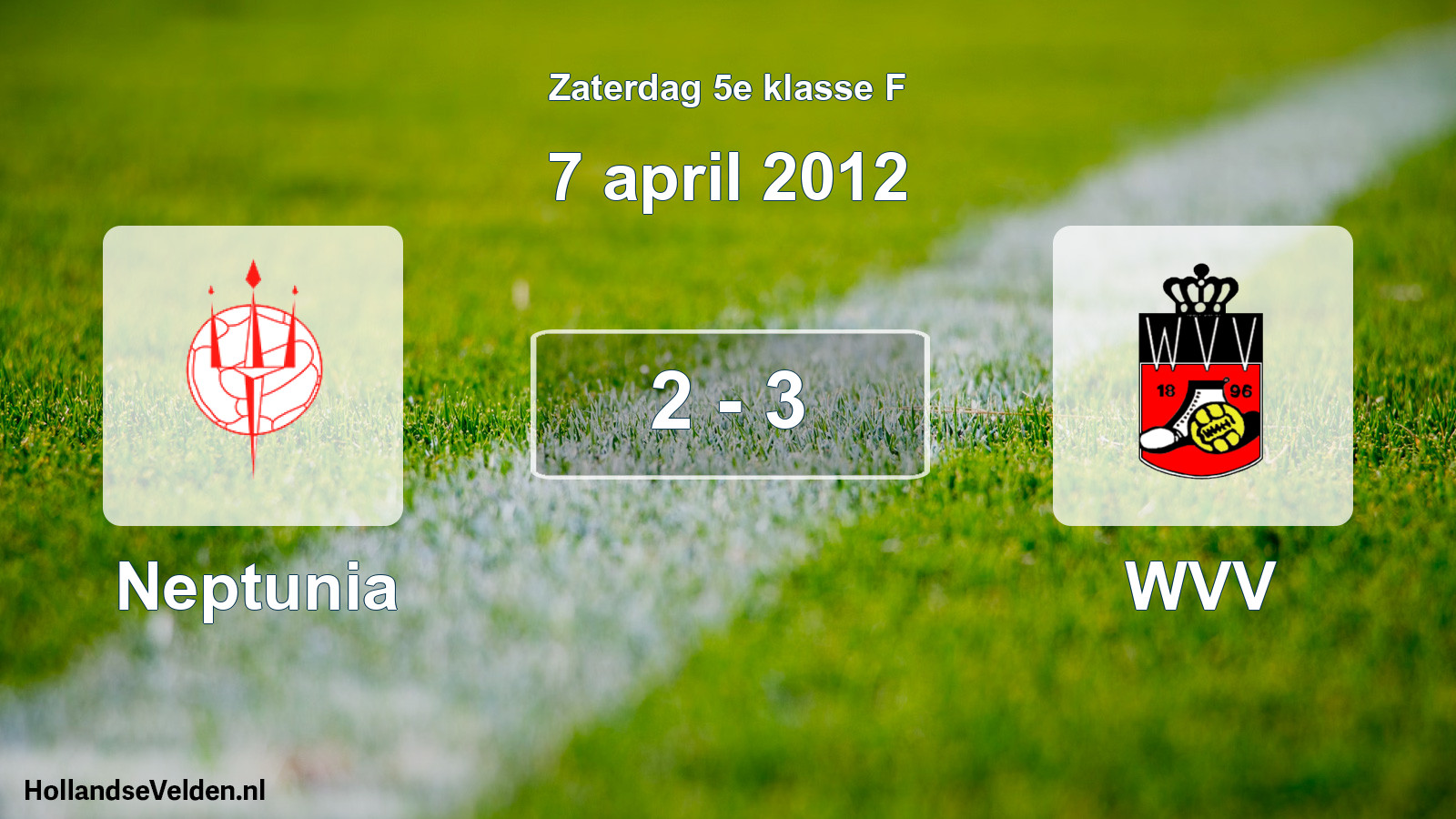 Total number of matches played: Neptunia - WVV 2 - 3 (7 April 2012)