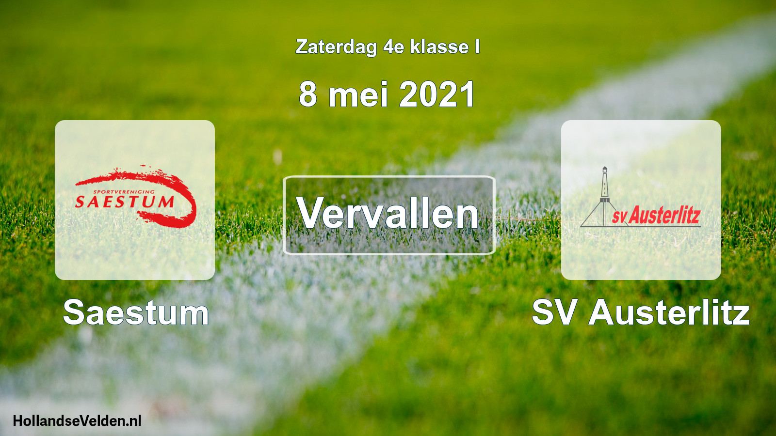 Scheduled Match: Saestum - SV Austerlitz (8 May 2021)