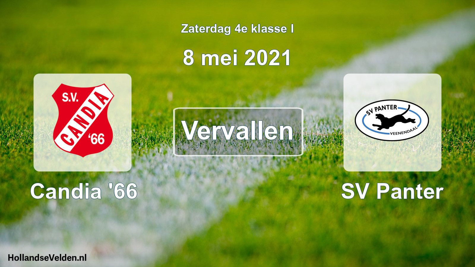 Scheduled Match: Candia '66 - SV Panter (8 May 2021)