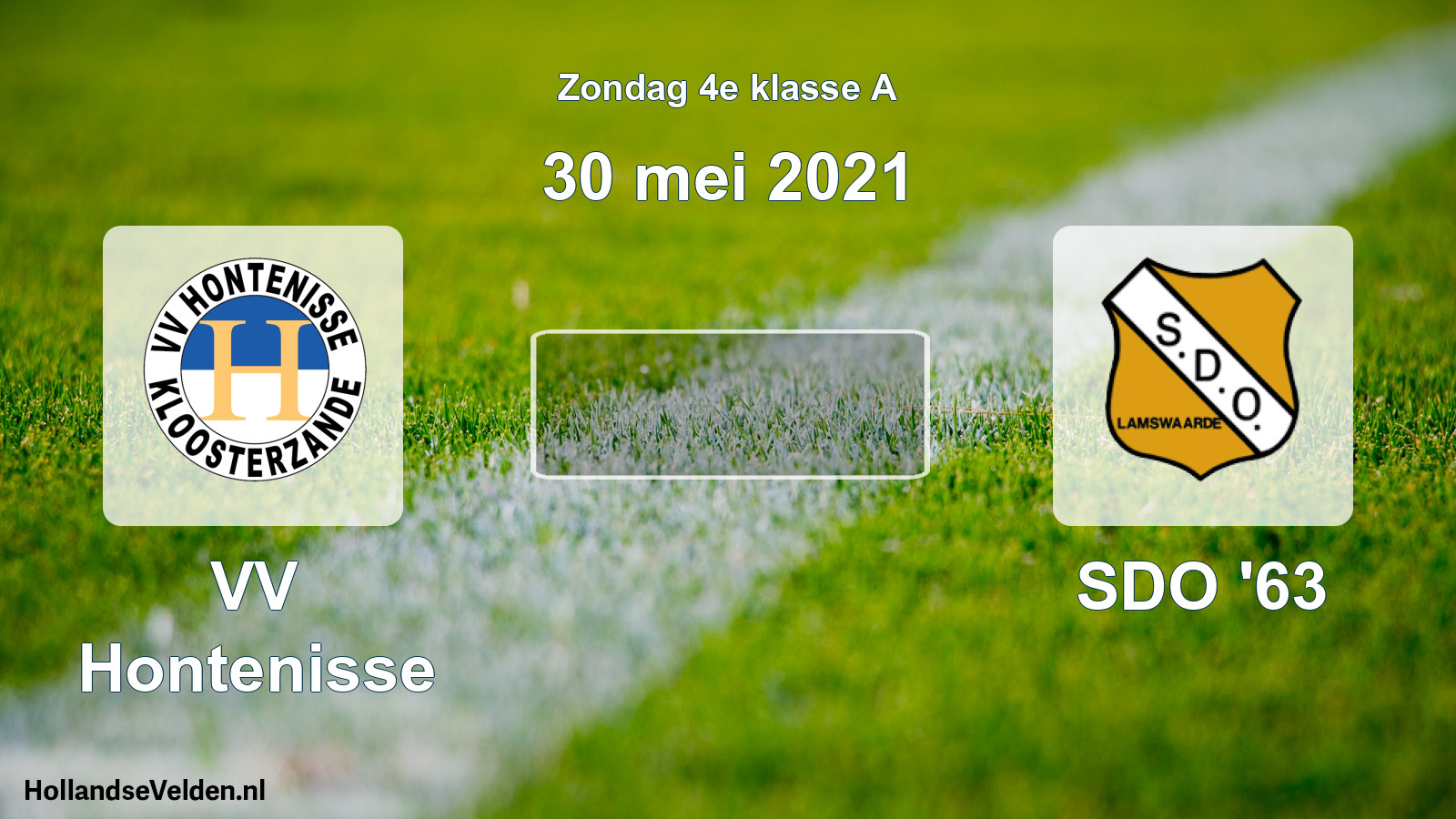 Scheduled Match: VV Hontenisse - SDO '63 (30 May 2021)