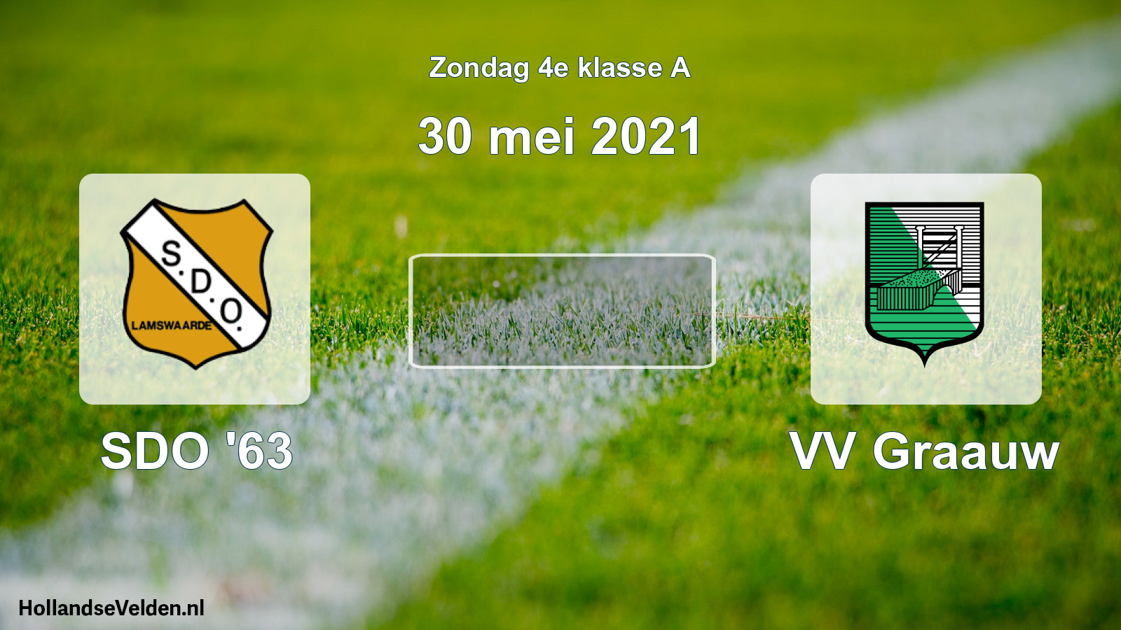 Scheduled Match: SDO '63 - VV Graauw (30 May 2021)