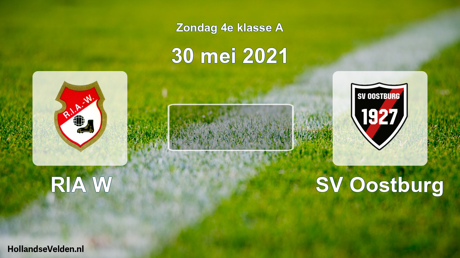Scheduled Match: RIA W - SV Oostburg (30 May 2021)