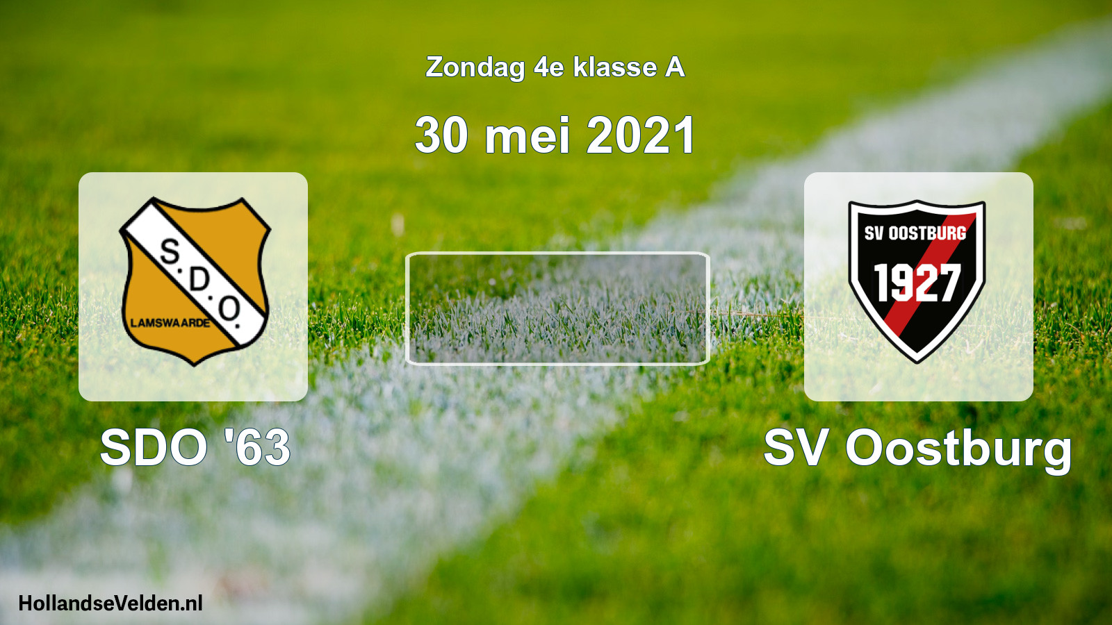 Scheduled Match: SDO '63 - SV Oostburg (30 May 2021)