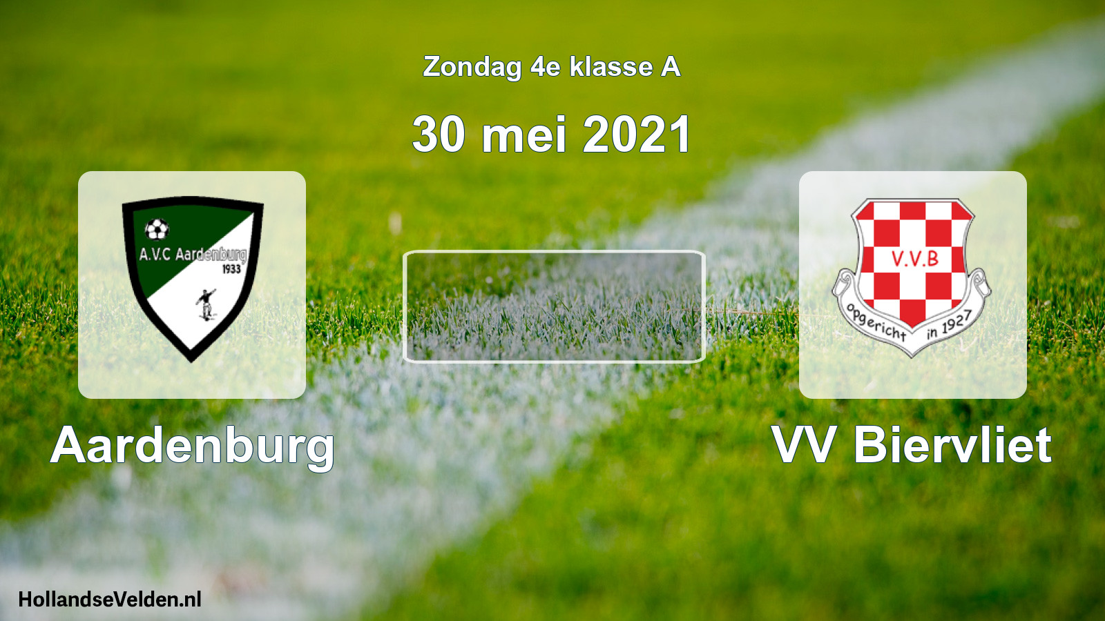 Scheduled Match: Aardenburg - VV Biervliet (30 May 2021)