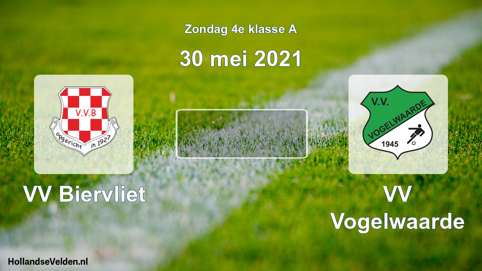 Scheduled Match: VV Biervliet - VV Vogelwaarde (30 May 2021)