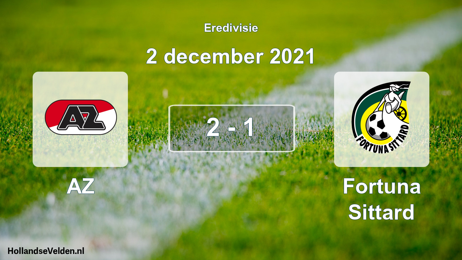 Total number of matches played: AZ - Fortuna Sittard 2 - 1 (2 December 2021)