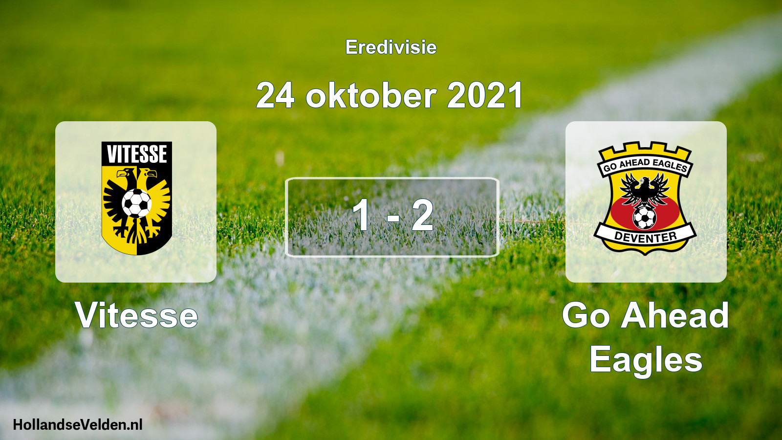 Total number of matches played: Vitesse - Go Ahead Eagles 1 - 2 (24 October 2021)