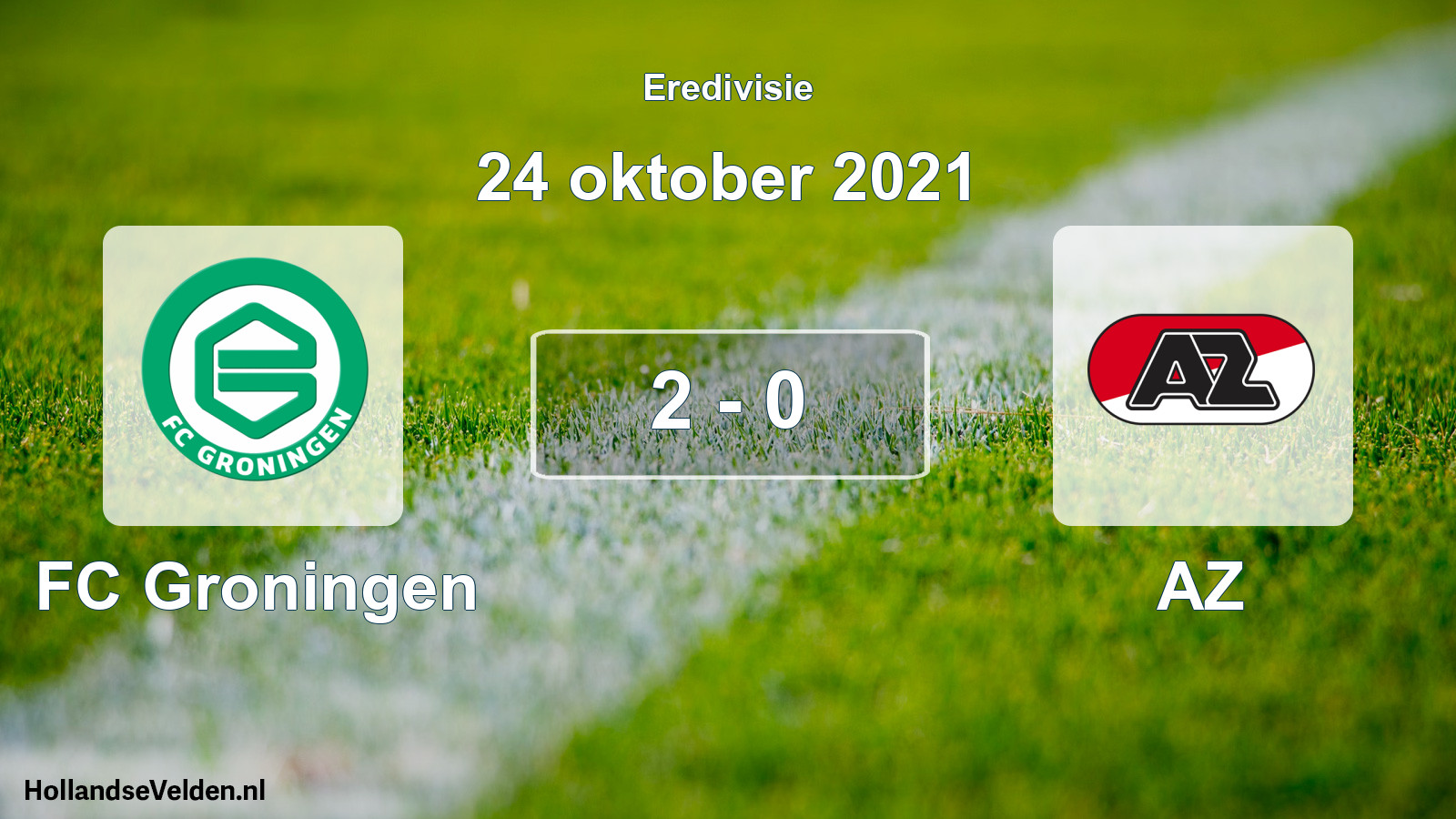 Total number of matches played: FC Groningen - AZ 2 - 0 (24 October 2021)