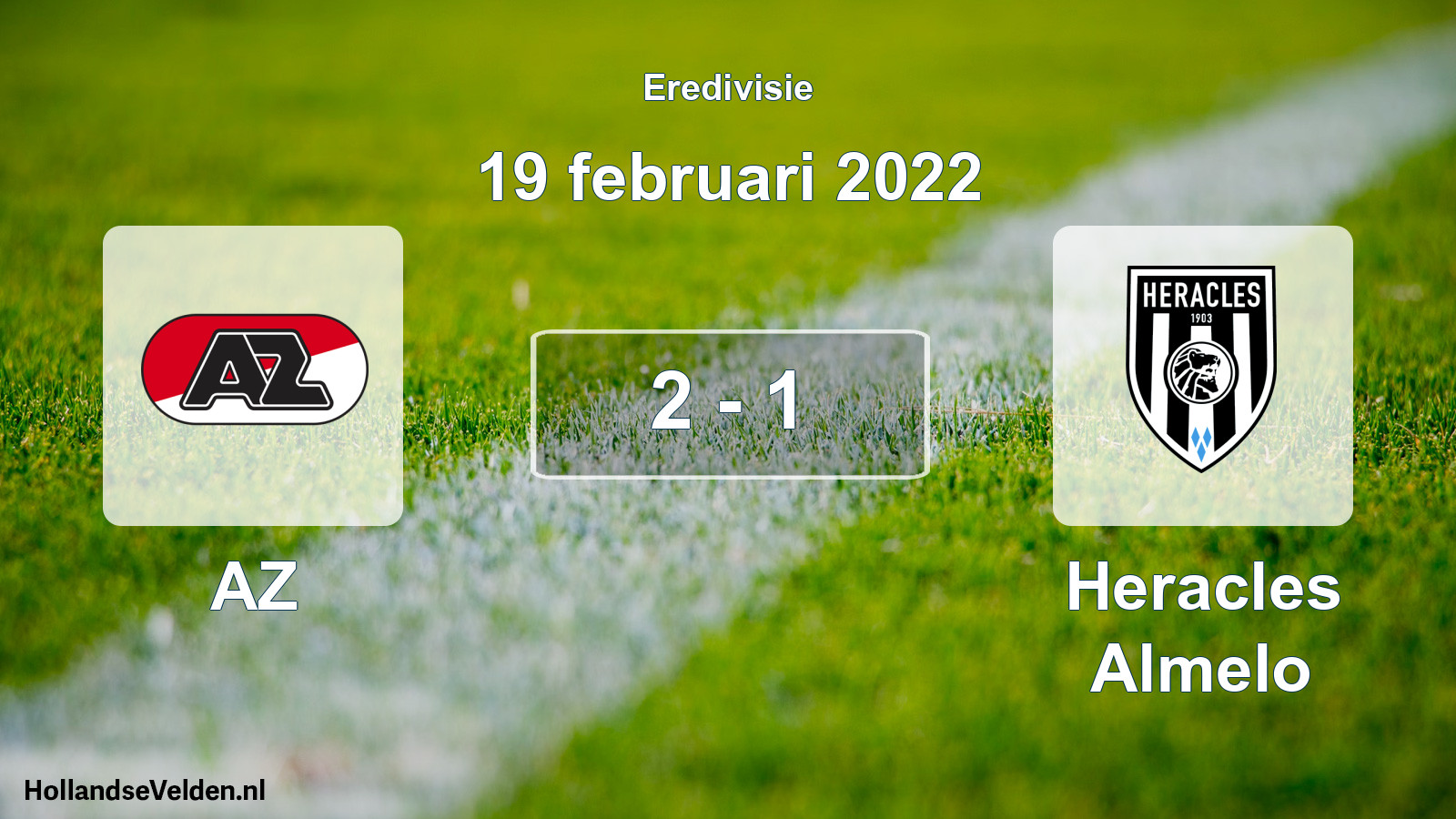 Total number of matches played: AZ - Heracles Almelo 2 - 1 (19 February 2022)