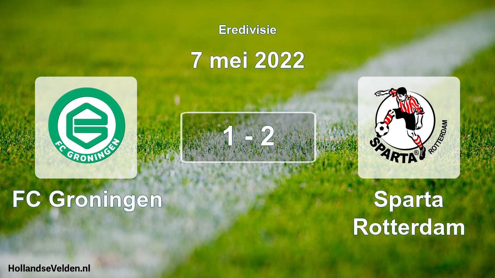 Total number of matches played: FC Groningen - Sparta Rotterdam 1 - 2 (7 May 2022)