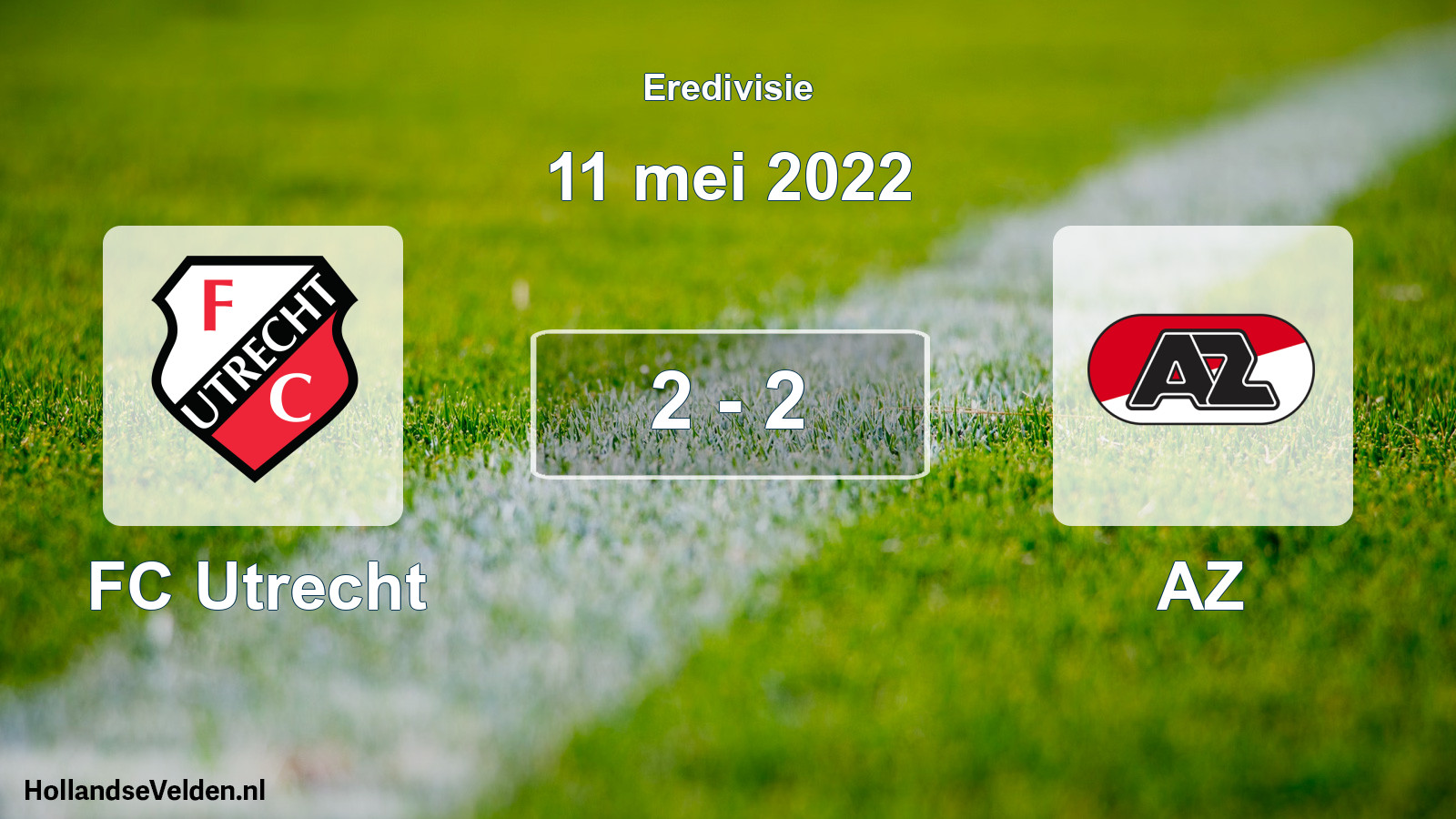 Total number of matches played: FC Utrecht - AZ 2 - 2 (11 May 2022)