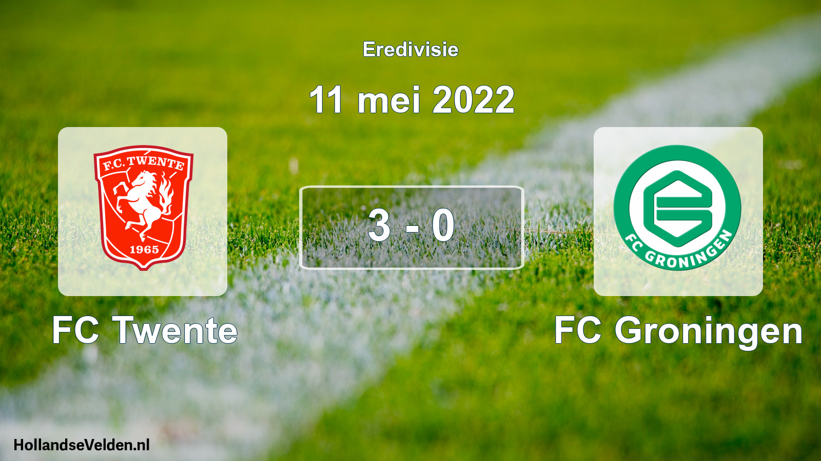 Total number of matches played: FC Twente - FC Groningen 3 - 0 (11 May 2022)
