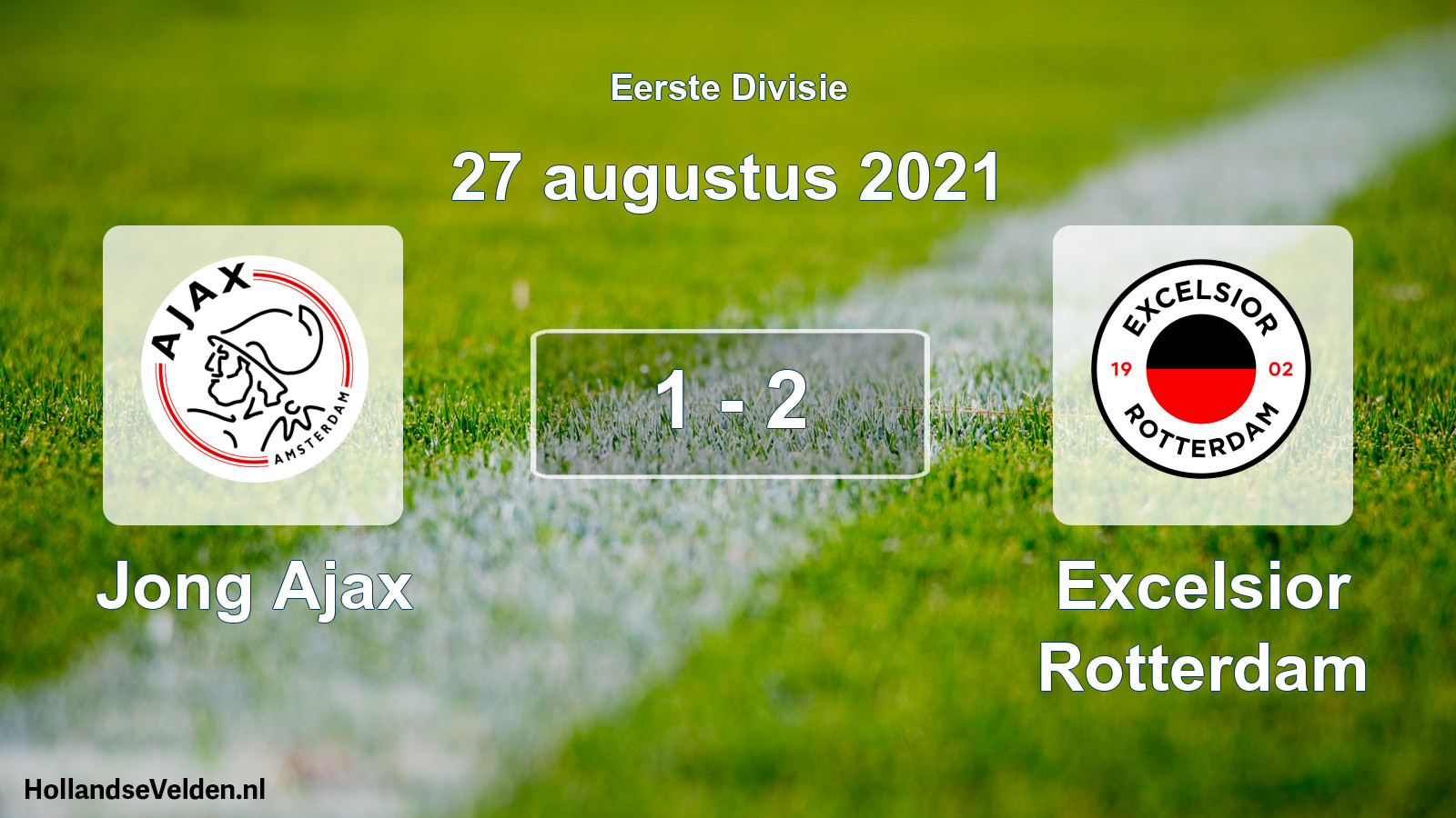 Total number of matches played: Jong Ajax - Excelsior Rotterdam 1 - 2 (27 August 2021)