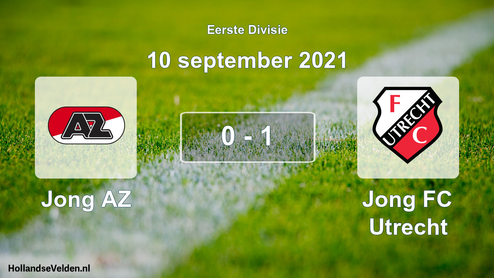 Total number of matches played: Jong AZ - Jong FC Utrecht 0 - 1 (10 September 2021)