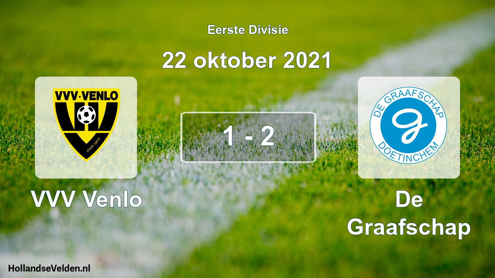 Total number of matches played: VVV Venlo - De Graafschap 1 - 2 (22 October 2021)