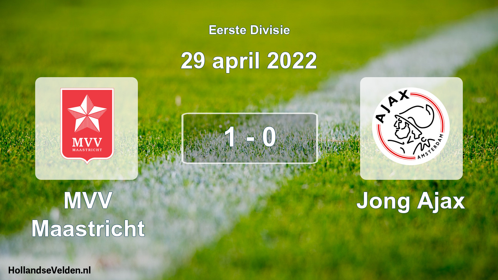 Total number of matches played: MVV Maastricht - Jong Ajax 1 - 0 (29 April 2022)