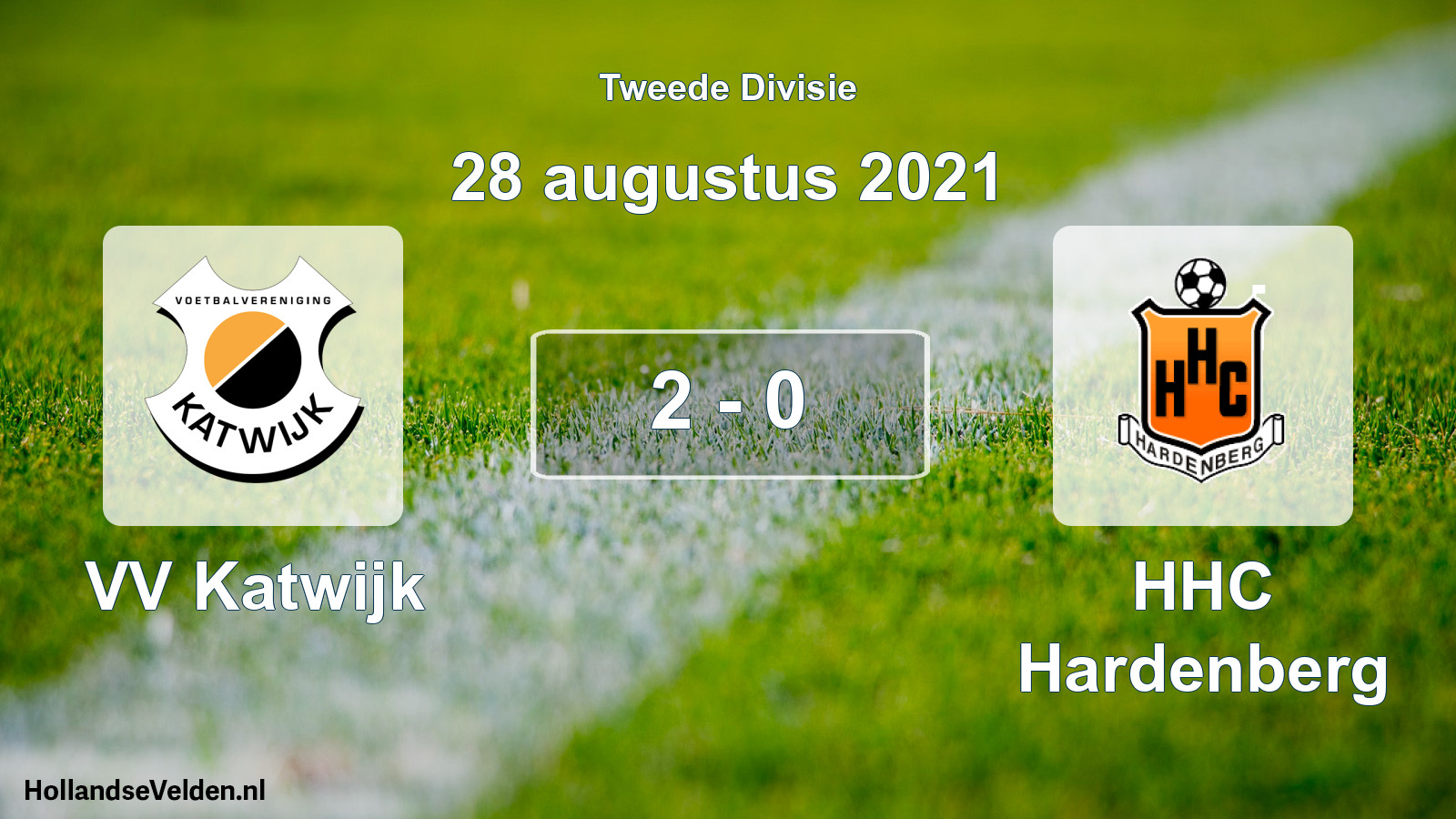 Total number of matches played: VV Katwijk - HHC Hardenberg 2 - 0 (28 August 2021)
