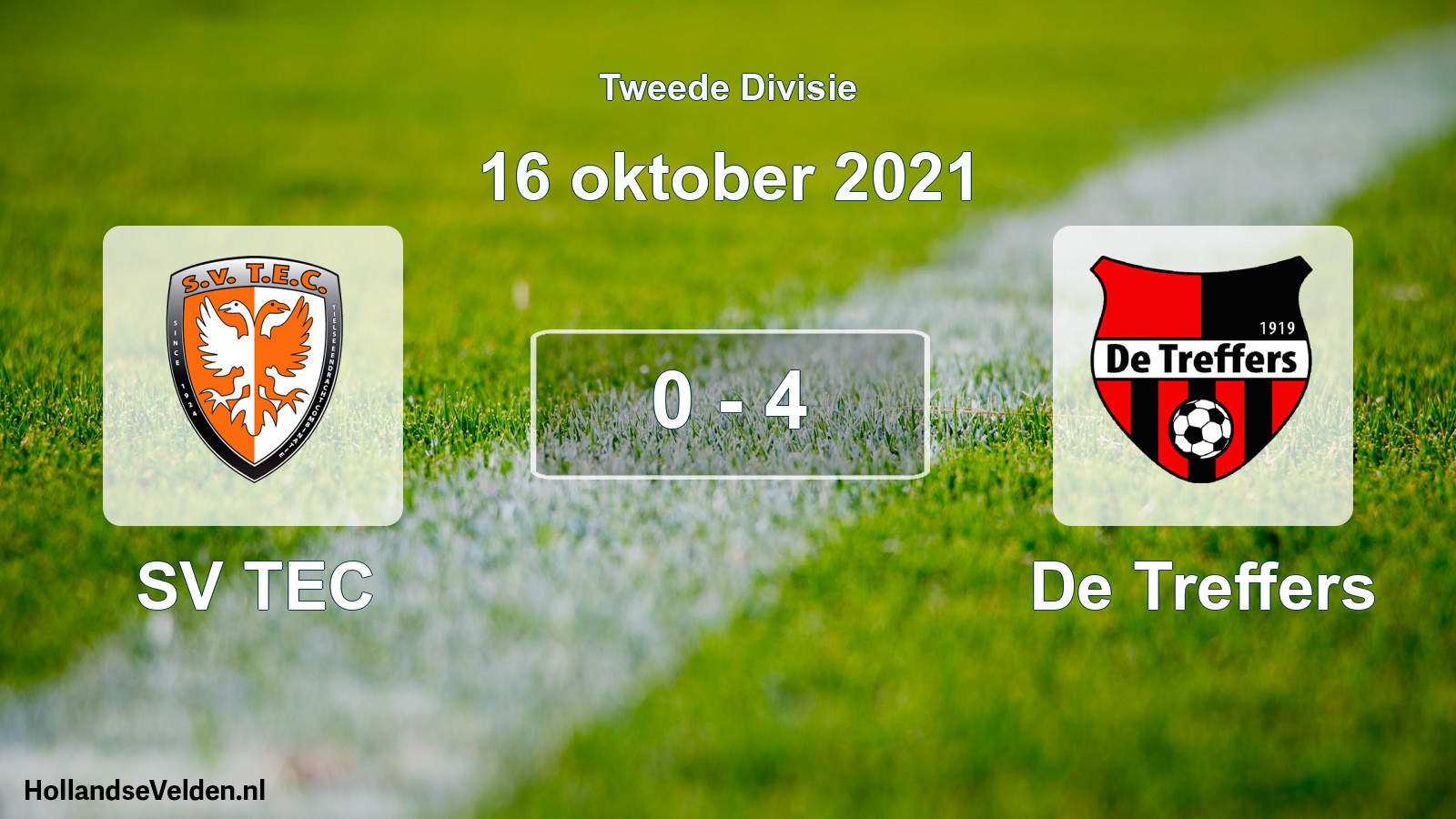 Total number of matches played: SV TEC - De Treffers 0 - 4 (16 October 2021)