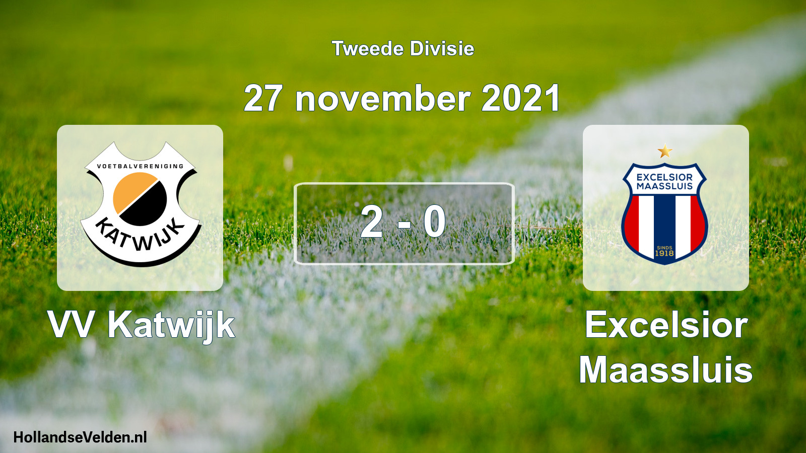 Total number of matches played: VV Katwijk - Excelsior Maassluis 2 - 0 (27 November 2021)