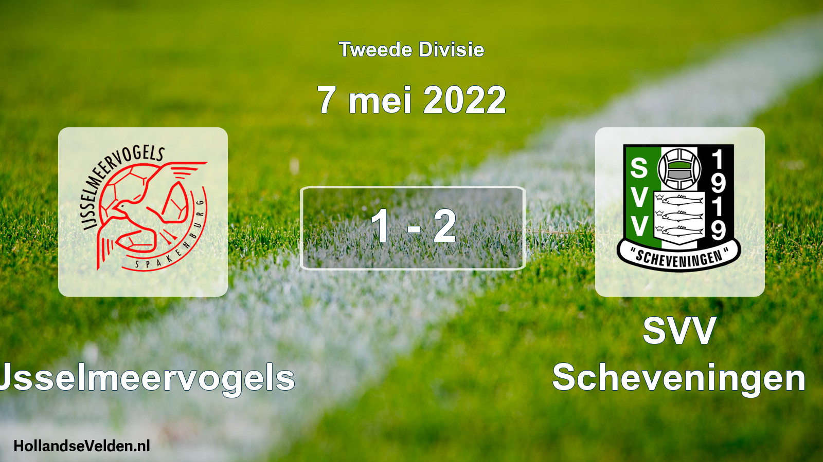 Gespeelde wedstrijd: IJsselmeervogels - SVV Scheveningen 1 - 2 (7 mei 2022)
