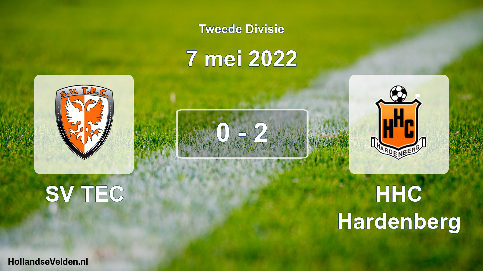 Total number of matches played: SV TEC - HHC Hardenberg 0 - 2 (7 May 2022)