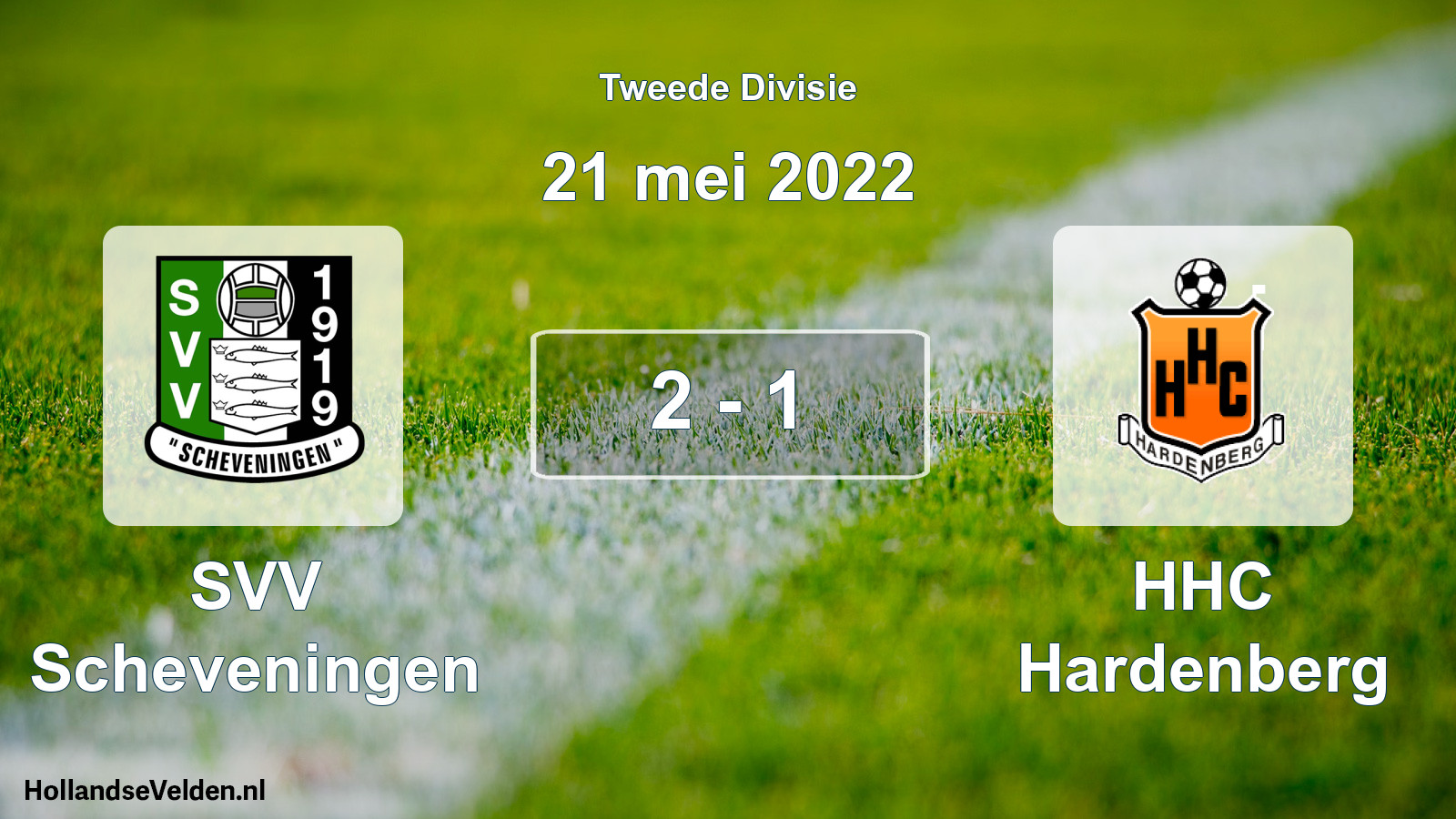 Total number of matches played: SVV Scheveningen - HHC Hardenberg 2 - 1 (21 May 2022)