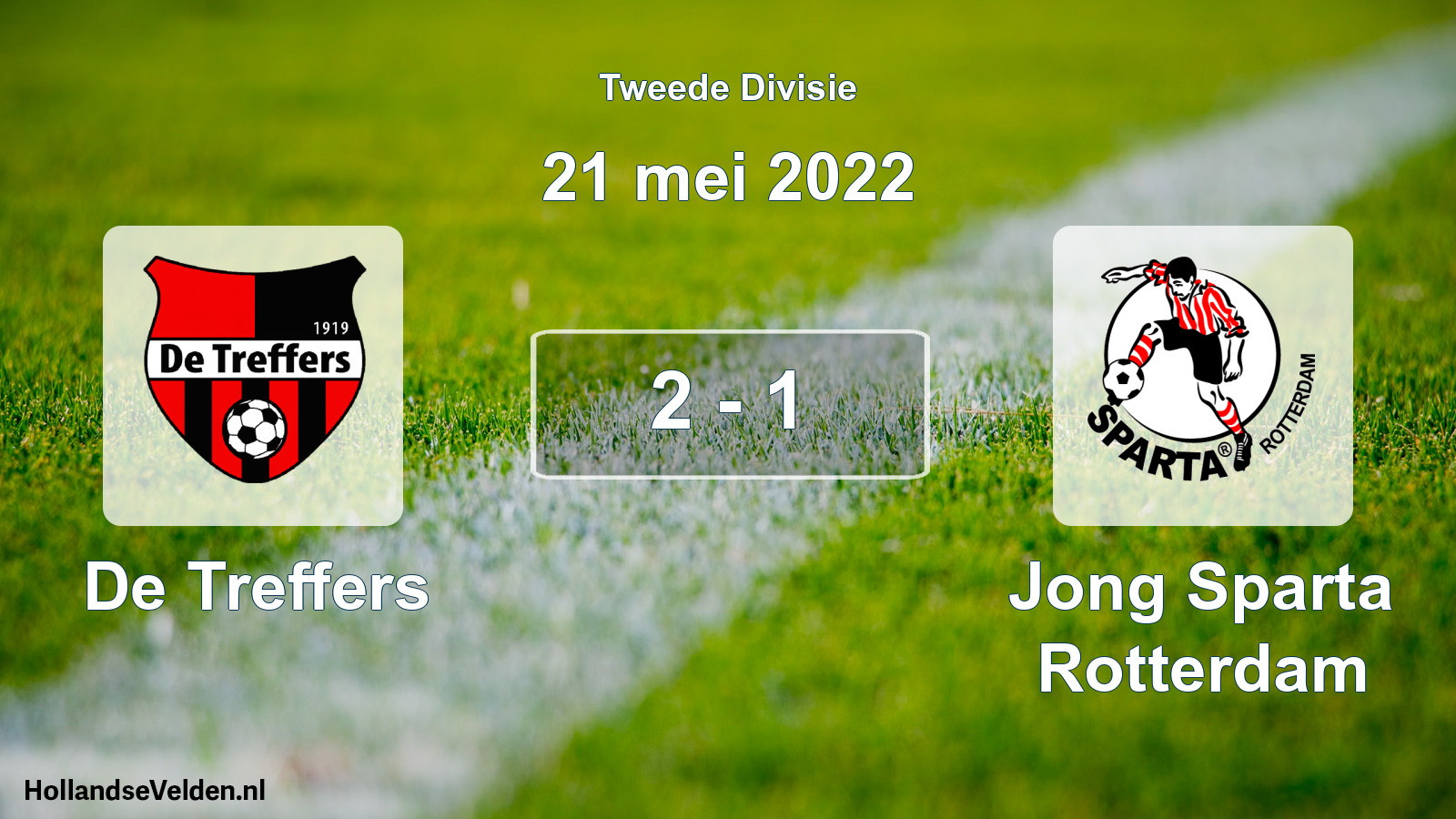 Total number of matches played: De Treffers - Jong Sparta Rotterdam 2 - 1 (21 May 2022)