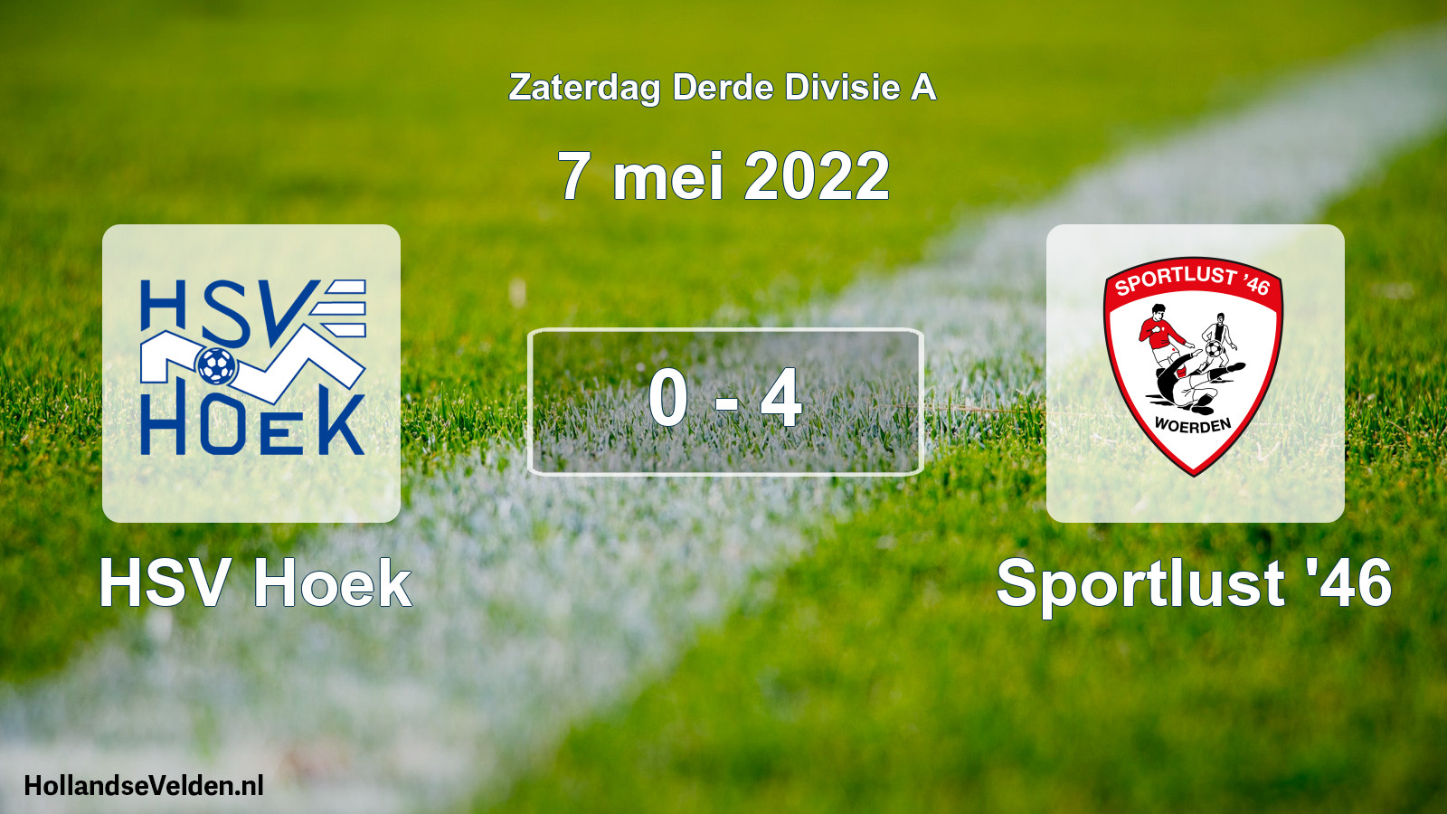 Total number of matches played: HSV Hoek - Sportlust '46 0 - 4 (7 May 2022)