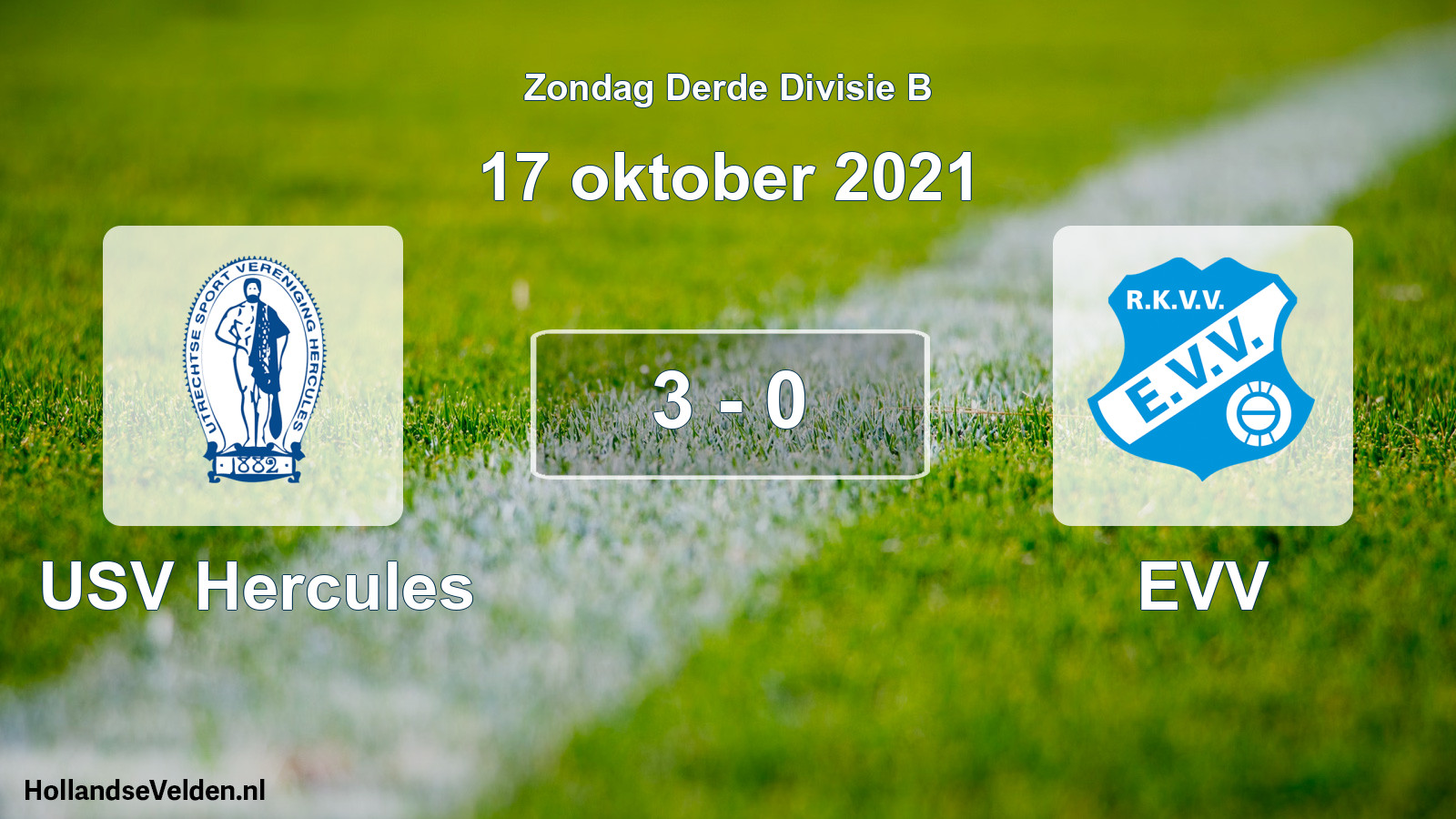 Total number of matches played: USV Hercules - EVV 3 - 0 (17 October 2021)
