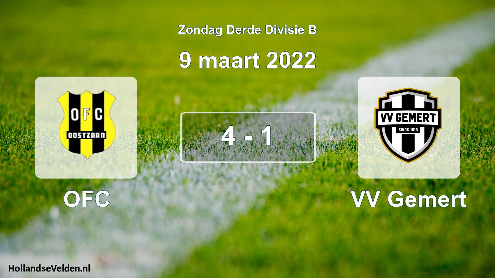 Total number of matches played: OFC - VV Gemert 4 - 1 (9 March 2022)