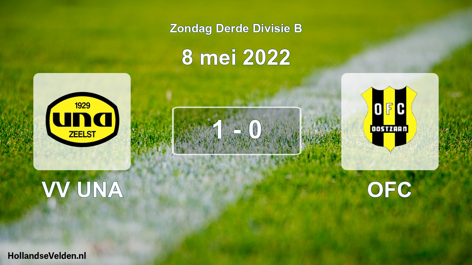 Total number of matches played: VV UNA - OFC 1 - 0 (8 May 2022)