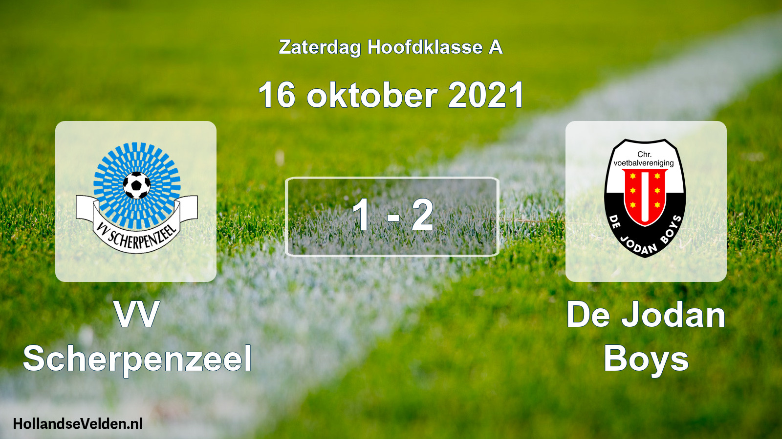 Total number of matches played: VV Scherpenzeel - De Jodan Boys 1 - 2 (16 October 2021)