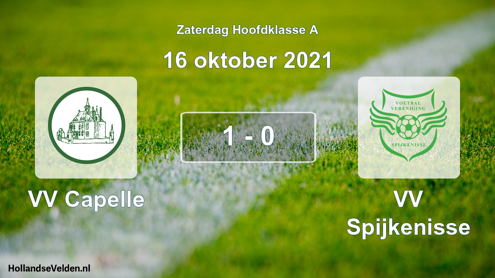 Total number of matches played: VV Capelle - VV Spijkenisse 1 - 0 (16 October 2021)