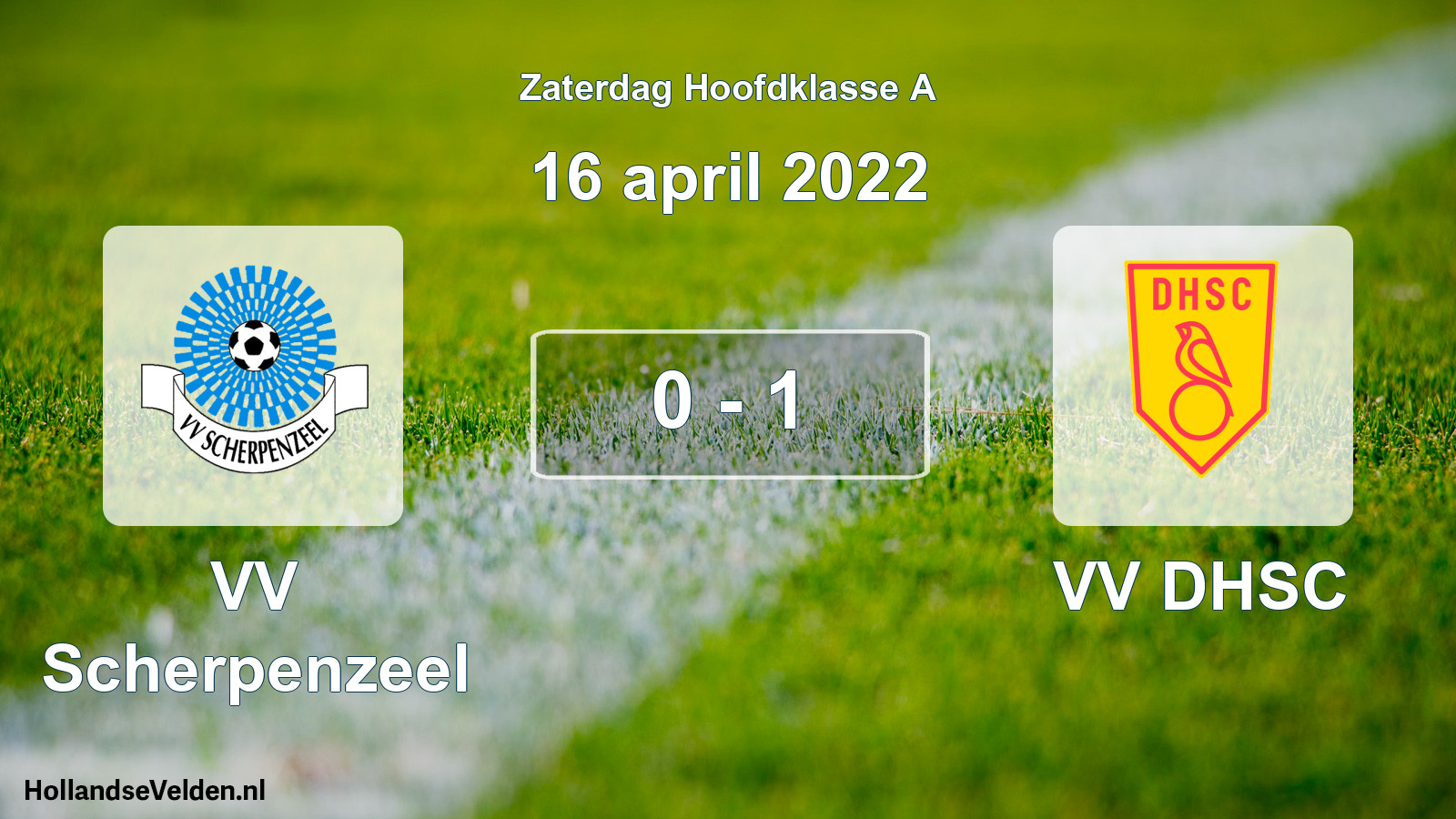 Total number of matches played: VV Scherpenzeel - VV DHSC 0 - 1 (16 April 2022)