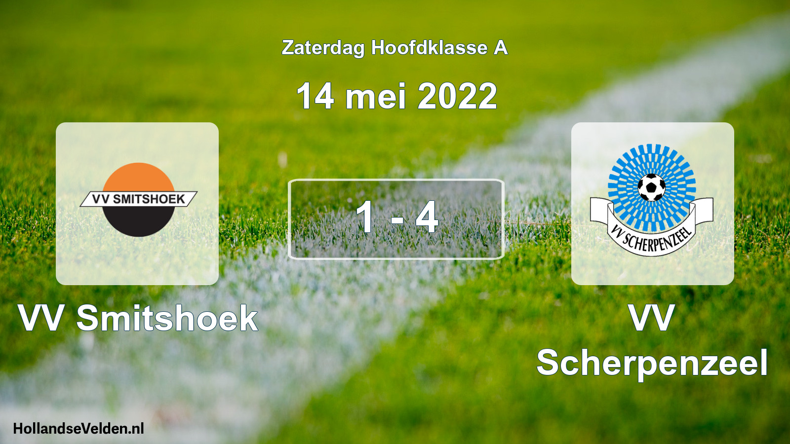 Total number of matches played: VV Smitshoek - VV Scherpenzeel 1 - 4 (14 May 2022)