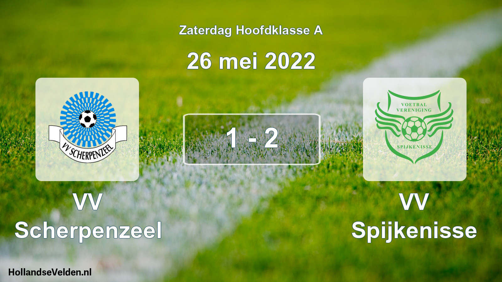 Total number of matches played: VV Scherpenzeel - VV Spijkenisse 1 - 2 (26 May 2022)
