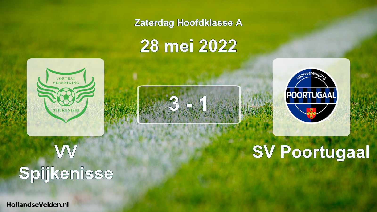 Total number of matches played: VV Spijkenisse - SV Poortugaal 3 - 1 (28 May 2022)