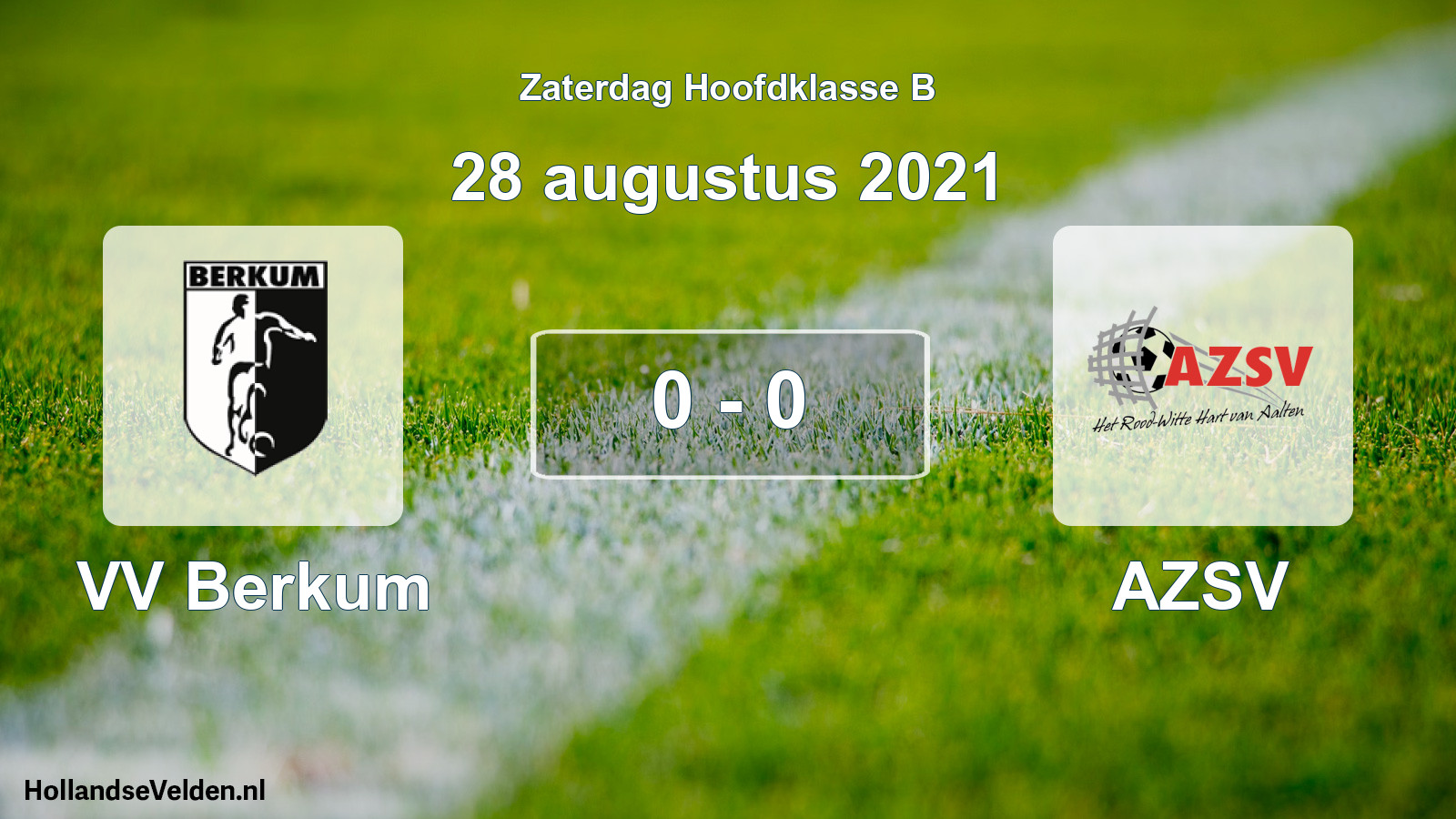 Total number of matches played: VV Berkum - AZSV 0 - 0 (28 August 2021)