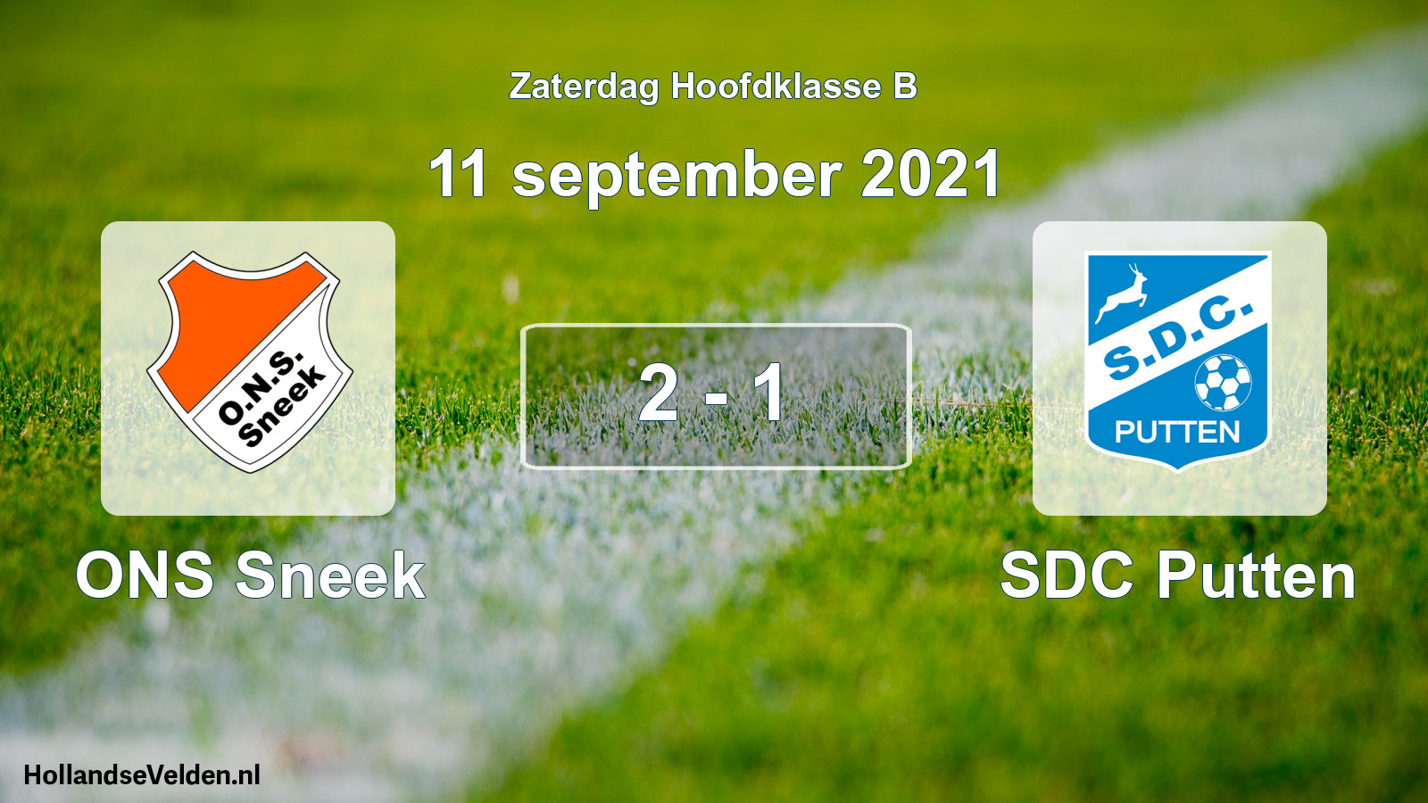 Total number of matches played: ONS Sneek - SDC Putten 2 - 1 (11 September 2021)