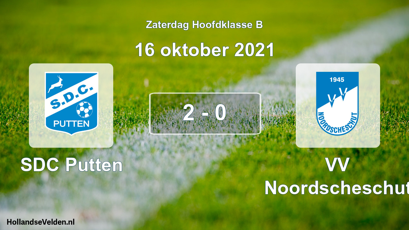 Total number of matches played: SDC Putten - VV Noordscheschut 2 - 0 (16 October 2021)