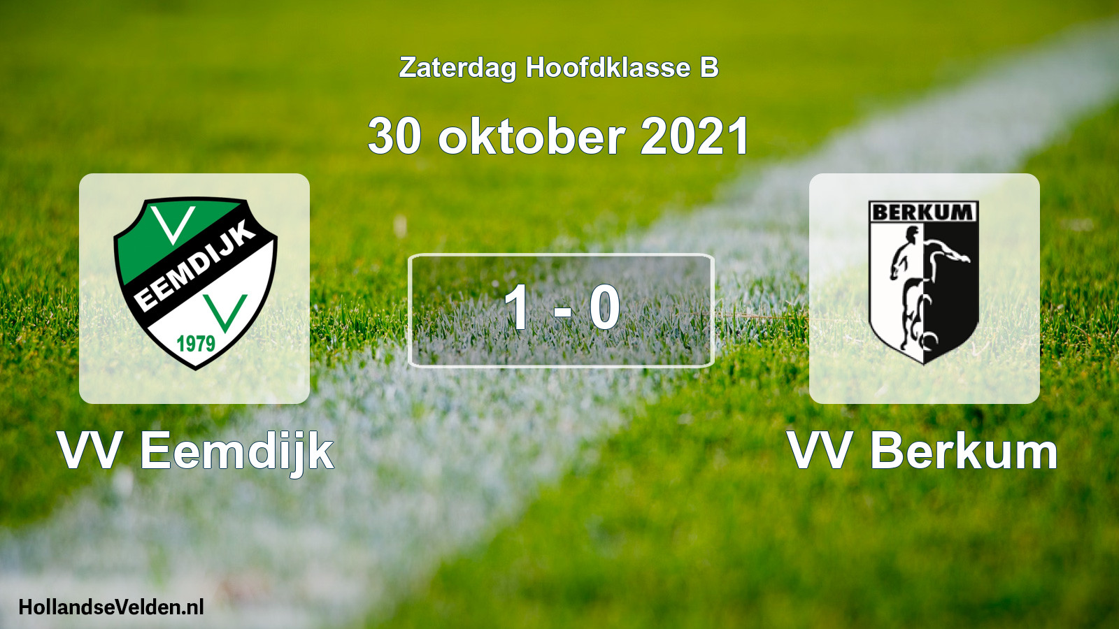 Total number of matches played: VV Eemdijk - VV Berkum 1 - 0 (30 October 2021)