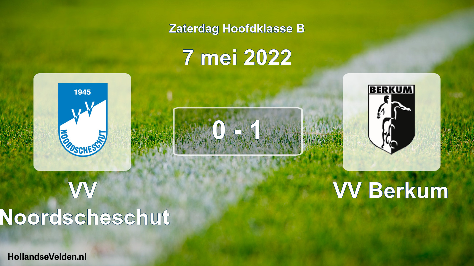 Total number of matches played: VV Noordscheschut - VV Berkum 0 - 1 (7 May 2022)