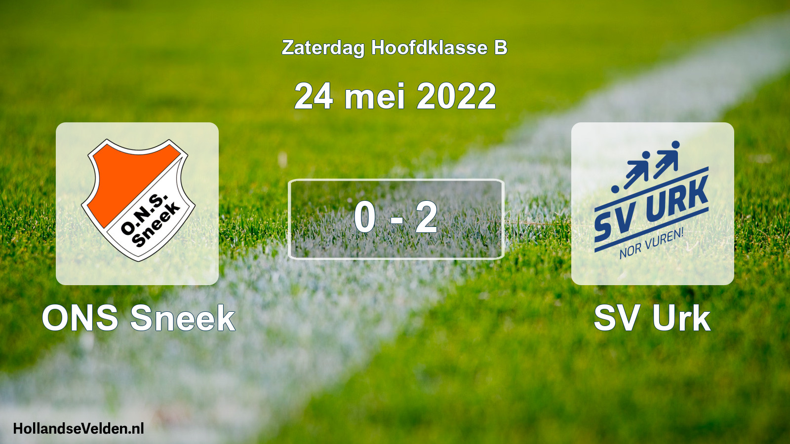 Total number of matches played: ONS Sneek - SV Urk 0 - 2 (24 May 2022)